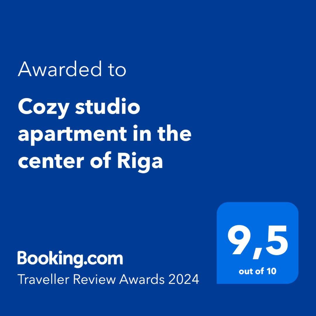 Cozy Studio Apartment In The Center Of Riga Exterior foto